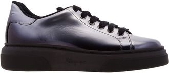 Ferragamo Ferragamo Cassandra Low-Top Leather Sneakers, Size 7