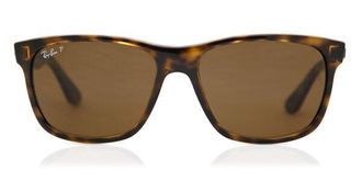 Ray-Ban RB4181 Highstreet Polarized 710/83 Mens Sunglasses Tortoiseshell Size 57