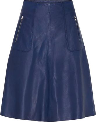 BTF-CPH Falda Midi Evas&eacute; - Skirts - Mujer - Azul - M