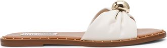Steve Madden Dipsy-Cn Sandal WHITE LEATHER