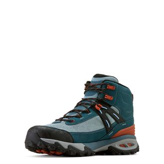 Ariat Mens Traverse Mid Waterproof Hiking Boots in Blue Depths, D Medium Width, Size 10.5, by Ariat