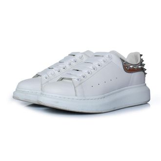 Alexander McQueen Alexander McQueen Pre-owned Womens Larry oversized trainers - White Leather - Size EU 39