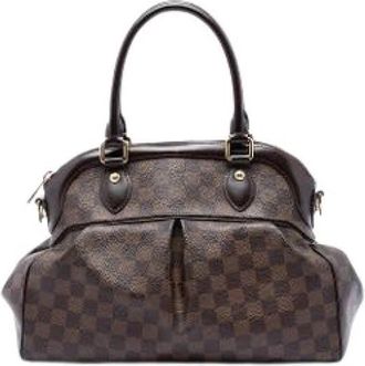 Louis Vuitton Pre-owned Trevi Handtas - Dames - Vintage Handtas - Bruin - ONE Size - Leer - Vintage