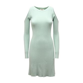 Vicolo Knitted Dresses, female, Green, Size: ONE SIZE 44002E Knit Dress