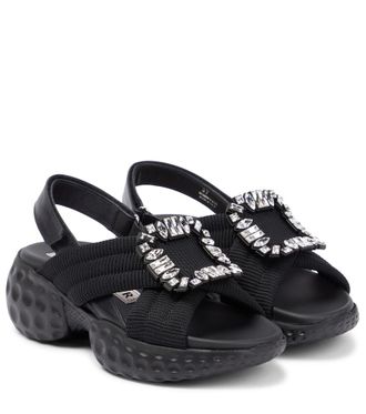 Roger Vivier Viv Run embellished sandals