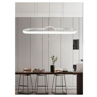 Trade Shop Trade Shop Traesio - Trade Shop - Lp-30b Led Disign Oval Energy Modern Pendent 54w Lp-30b