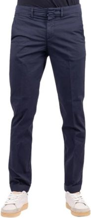 Fay Chino Broeken - Heren - Chinos - Blauw - W32 - Katoen - Broeken