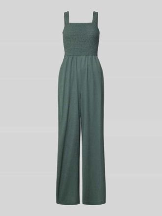 Only Regular Fit Jumpsuit mit gesmoktem Rumpf Modell ELISE in Mint, Gr&ouml;&szlig;e XL