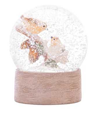Melrose International Snow Globe With Bird Branch