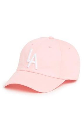 American Needle Los Angeles Embroidered Tonal Baseball Cap in Club Pink at Nordstrom Rack