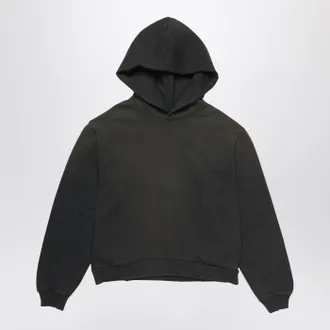 Acne Studios Logo Kapuzenpullover Schwarz