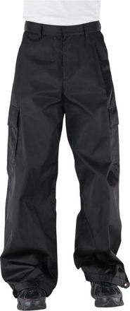 Off-white Broeken, Heren, Zwart, S, Geborduurde Broek