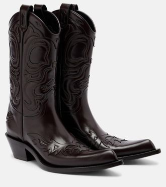 Acne Studios Bouni leather cowboy boots