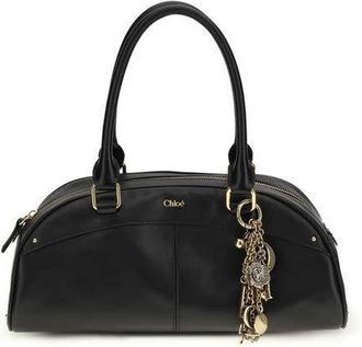 Chlo&eacute; Bowling Handbag Shoulder Bag Black