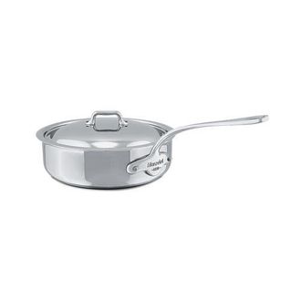 Bloomingdale's MCook 3.2 qt. Stainless Steel Saute Pan & Lid in Silver at Nordstrom