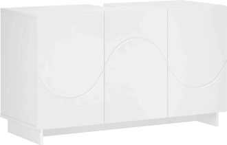 vidaXL Armario De Ba&ntilde;o Blanco 101 X 41 X 58 Cm Madera De Ingenier&iacute;a Vidaxl