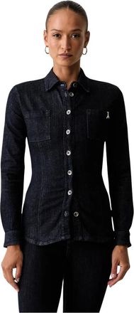 Patrizia Pepe Denim Shirt - Dames - Spijkeroverhemden - Blauw - S - Denim - Overhemden