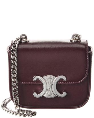 Celine Celine Chain Claude Mini Leather Shoulder Bag
