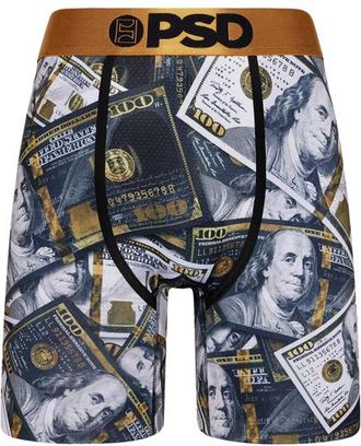 PSD Mens Graphic Briefs - Gold/Black Size XL