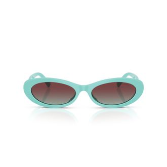 Tiffany & Co. 0tf4250 Oval Acetate Sunglasses in Light Turquoise