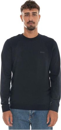 HUGO BOSS Hombre, Jerseys, Azul, Talla: 2XL