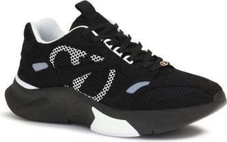 Valentino Garavani Mens Black Fabric Athletic Sneakers