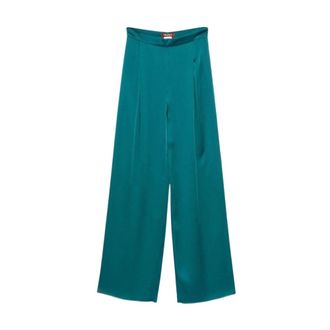 Max Mara Dames, Broeken, Groen, Maat: S Viscose