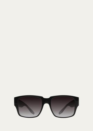 Barton Perreira Mens Duke Acetate Oversized Square Sunglasses