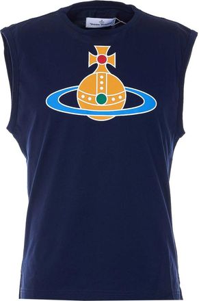 Vivienne Westwood Blue Oversized Orb T-Shirt