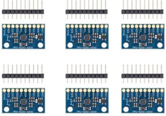 OEM Adecuado Para 6 M&oacute;dulos De Sensores De 9 Ejes Mpu-9250 Gy-9250, Con Interfaz De Comunicaci&oacute;n I2c/spi, Giroscopio De 3 Ejes + Aceler&oacute;metro De 3 Ejes