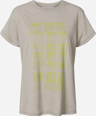 Rabens Saloner Womens Ambla Short Sleeve Tee In Dove