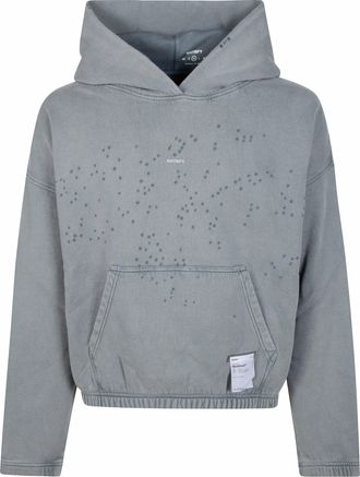 SATISFY Mothtech Cropped Boxy Kangaroo Pocket Hoodie