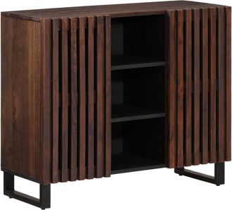 vidaXL Sideboard Brown 90x34x75 cm Solid Wood Mango vidaXL