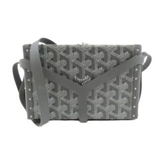 Goyard unisex, Pre-owned, Grijs, Maat: ONE Size Leer