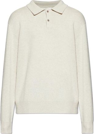 Lisa Yang Rufus Cashmere Trui - Heren - Cashmere truien - Beige - 2XL - Kasjmier - Truien & Vesten