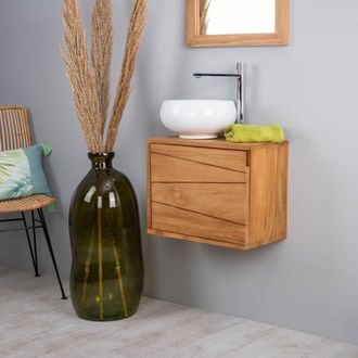 Wanda Collection Wanda Collection - Mueble Para Cuarto De Ba&ntilde;o Suspendido De Teca Cosy 40cm