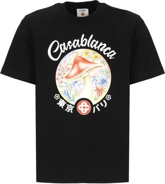 Casablanca Mushroom Emblem T-shirt