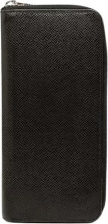 Louis Vuitton Pre-owned Long Wallet - Dames - Vintage Accessoires - Zwart - ONE Size - Leer - Vintage