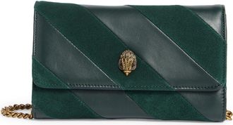 Kurt Geiger Soho Wallet on a Chain in Dark Green at Nordstrom Rack