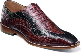 Stacy Adams Tallero 25682-641 Oxford Mens Burgundy Dress Shoes HTAT1143