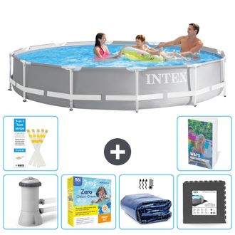 Intex Piscina Prism Frame Redonda - 366x76 Cm - 7-piezas S285
