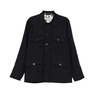 Paul Smith Light Jackets, male, Blue, Size: XL Field Jacket