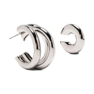 Paco Rabanne Zilveren Vlinder Oorbellen Set - Dames - Oorbellen - Grijs - ONE Size - Accessoires
