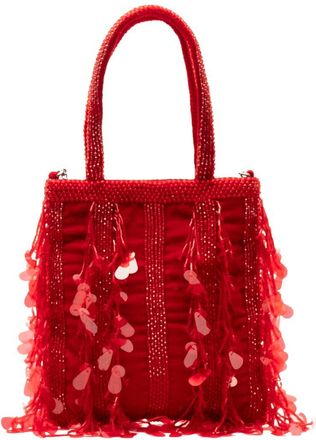 Frances Valentine Gatsby Mini Velvet Tote