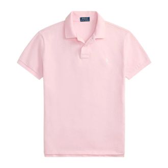 Ralph Lauren Polo Shirts, male, Pink, Size: XL Iconic Mesh Polo Shirt