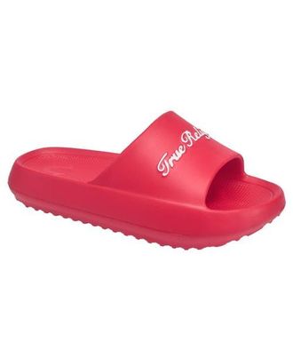 True Religion Foxy Logo Slide in Red at Nordstrom, Size 10