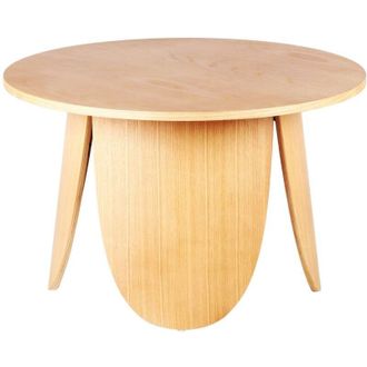 Selsey Selsey - Vivially - Mesa De Centro Redonda - 80 Cm - Color Roble Natural