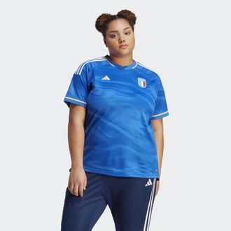 adidas adidas Performance Italy WoMens Team 23 Home Jersey (Plus Size) - Blue - Size UK 24-26 (Womens)