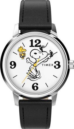 Timex Womens TW2Y19900 Peanuts Marlin Watch - Silver - One Size