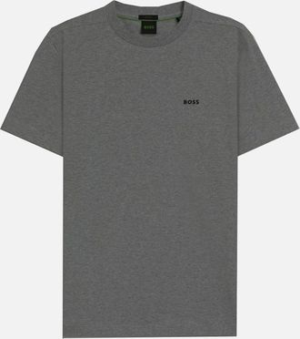 HUGO BOSS Mens Hugo Boss Mens Dark Grey Regular Fit T-shirt. - Black - Size: 7-10YRS